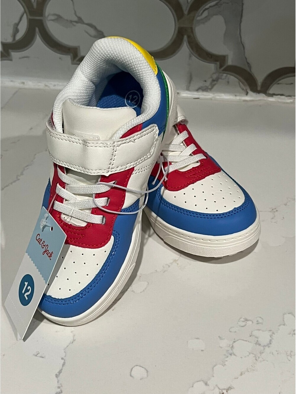 Toddler Jaid Solid Court Sneakers - Cat & Jack, Size 12